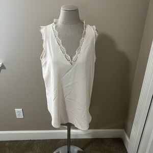 Lace trimmed tank from Amazon